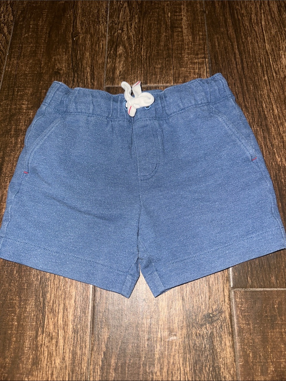 Vineyard Vines Kids Light Blue Drawstring Terry Shorts